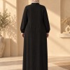 743  عباية درزات صدر - black