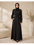 700 عباية بليسة  - اسود