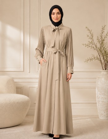 700 عباية بليسة  - Beige