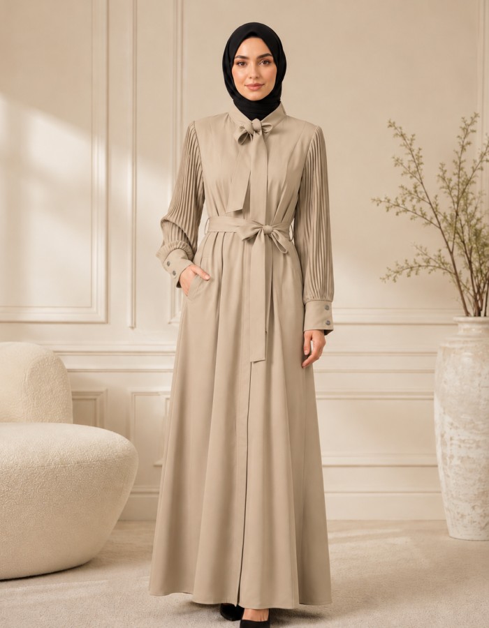 700 عباية بليسة  - beige