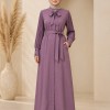 700 عباية بليسة  - Lila
