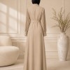 700 عباية بليسة  - beige