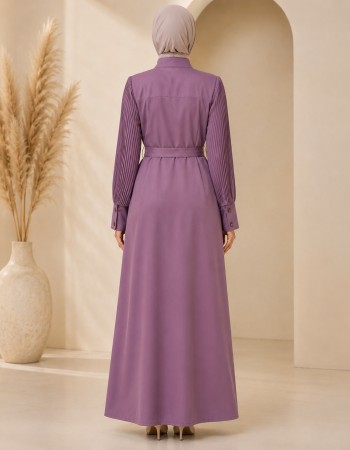 700 عباية بليسة  - Lila
