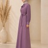700 عباية بليسة  - Lila