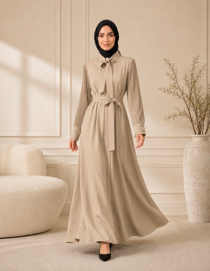 700 عباية بليسة  - beige