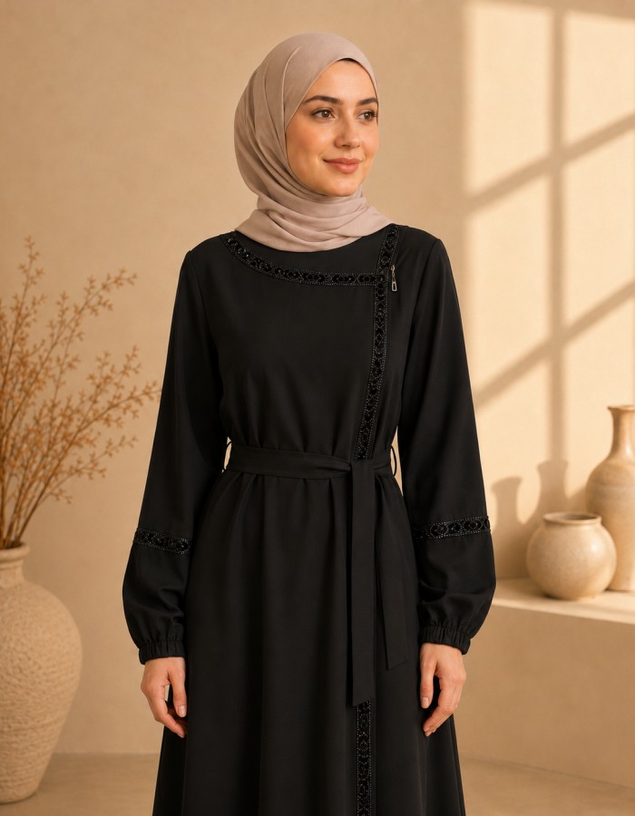 710  عباية كلفة - black