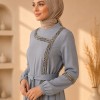 710  عباية كلفة - gray