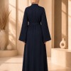 711  عباية كم ستراس - Dunkelblau