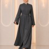 711  عباية كم ستراس - Anthrazit