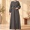 712  عباية ياقة موجة - Anthracite