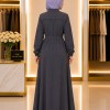 713  عباية صدر كسرات - Anthrazit
