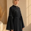 714  عباية كلفة قوس - Schwarz