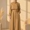 Abaya mit Brustdetail 715 - Beige