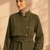 715  عباية صدر ردة - Khaki