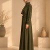 715  عباية صدر ردة - Khaki