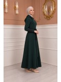 Elegant luxury Prada coat with detachable hood 1234 - khaki