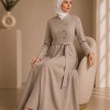 1242 مانطو جاكوار كبسون - Beige