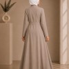 1242 مانطو جاكوار كبسون - Beige