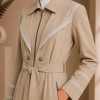 1244 مانطو برادا  - Beige