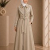 1244 مانطو برادا  - Beige