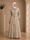 1244 مانطو برادا  - Beige