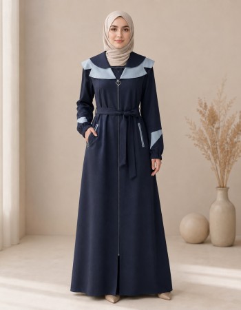 1245 مانطو السفير  - Dunkelblau