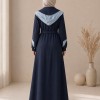 1245 مانطو السفير  - Dunkelblau