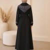 1245 مانطو السفير  - black