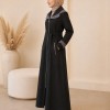 1245 مانطو السفير  - black