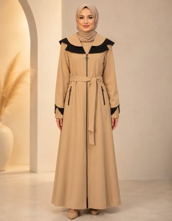 1245 مانطو السفير  - beige