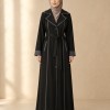 1247 مانطو جاكور أزرار - black