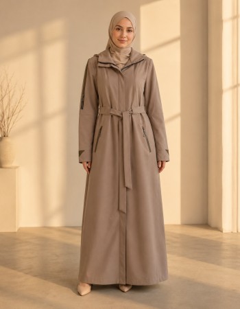 1250  مانطو براشوت - beige