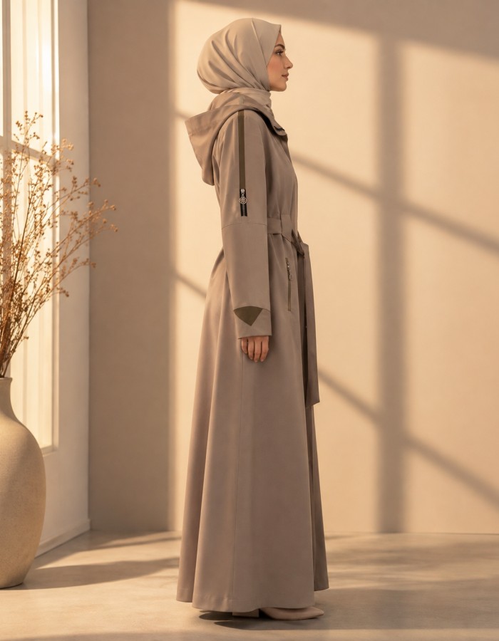 1250  مانطو براشوت - beige
