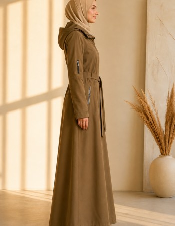 1250  مانطو براشوت - brown