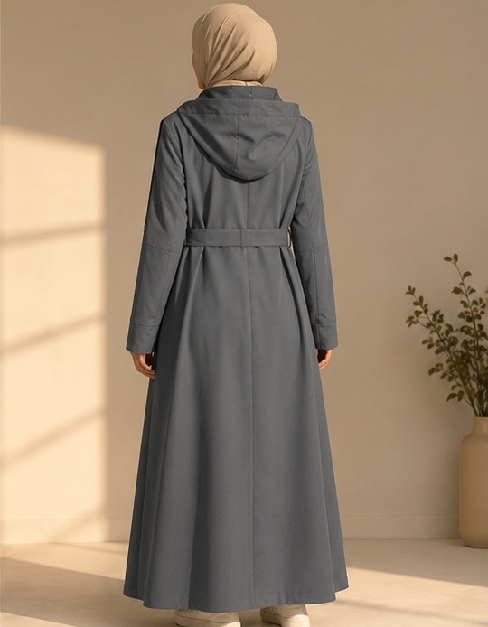 1250  مانطو براشوت - gray