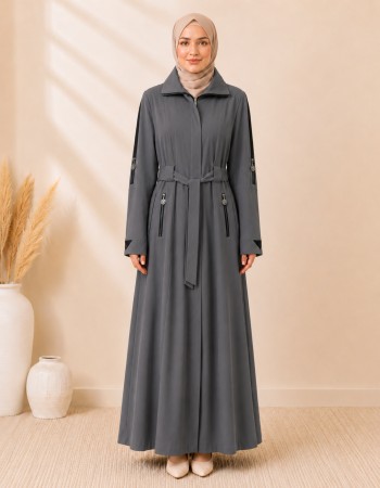 1254  مانطو جاكوار سحاب - Anthracite
