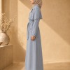 1255  مانطو كريستال ردة دبل - gray