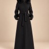 1402 مانطو شتوي  - Schwarz
