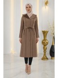 1243  ترانشكوت قبة و نص - Beige