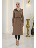 1243  ترانشكوت قبة و نص - Beige