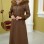 1379 Trenchcoat aus Leder - Cognac