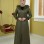 Trenchcoat aus gestepptem Leder 1379 - Khaki
