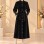 Gefütterter Winter-Trenchcoat in Ponyfell-Optik 1391 - Schwarz