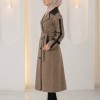 1394 ترانشكوت جوخ وجلد - Mausgrau
