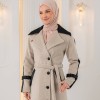 1394 ترانشكوت جوخ وجلد - Beige