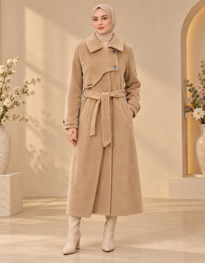1403 ترانشكوت شتوي  - Beige