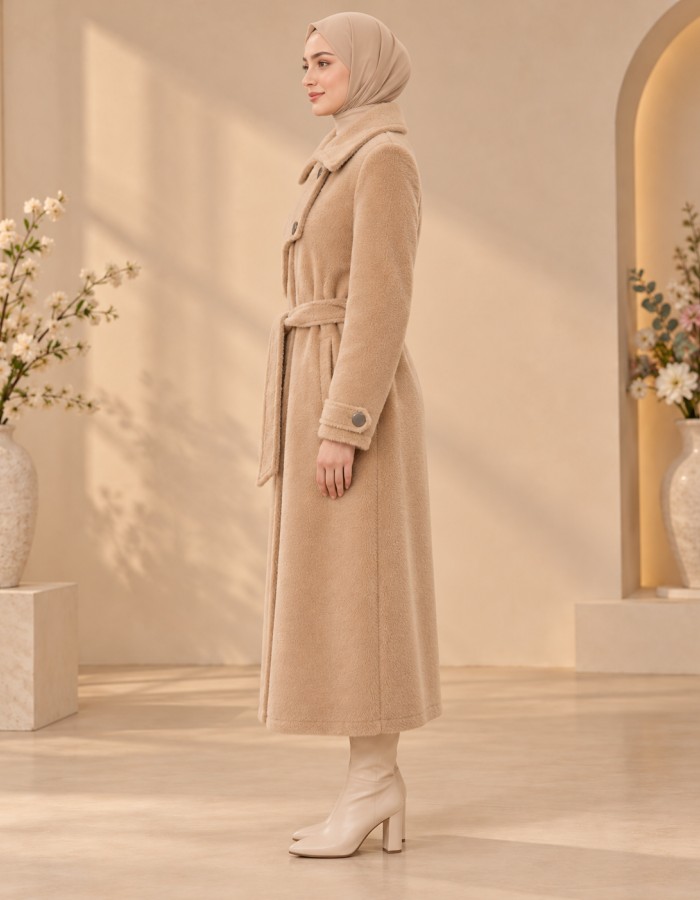 1403 ترانشكوت شتوي  - Beige