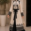 قفطان كريب 4127  - Beige