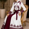 قفطان كريب 4127  - red