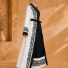 4129 قفطان كريب  - black